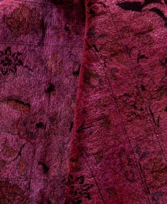 Adorn Hand Woven Rugs Fine Vibrance M1123 Rug Collection In Pink