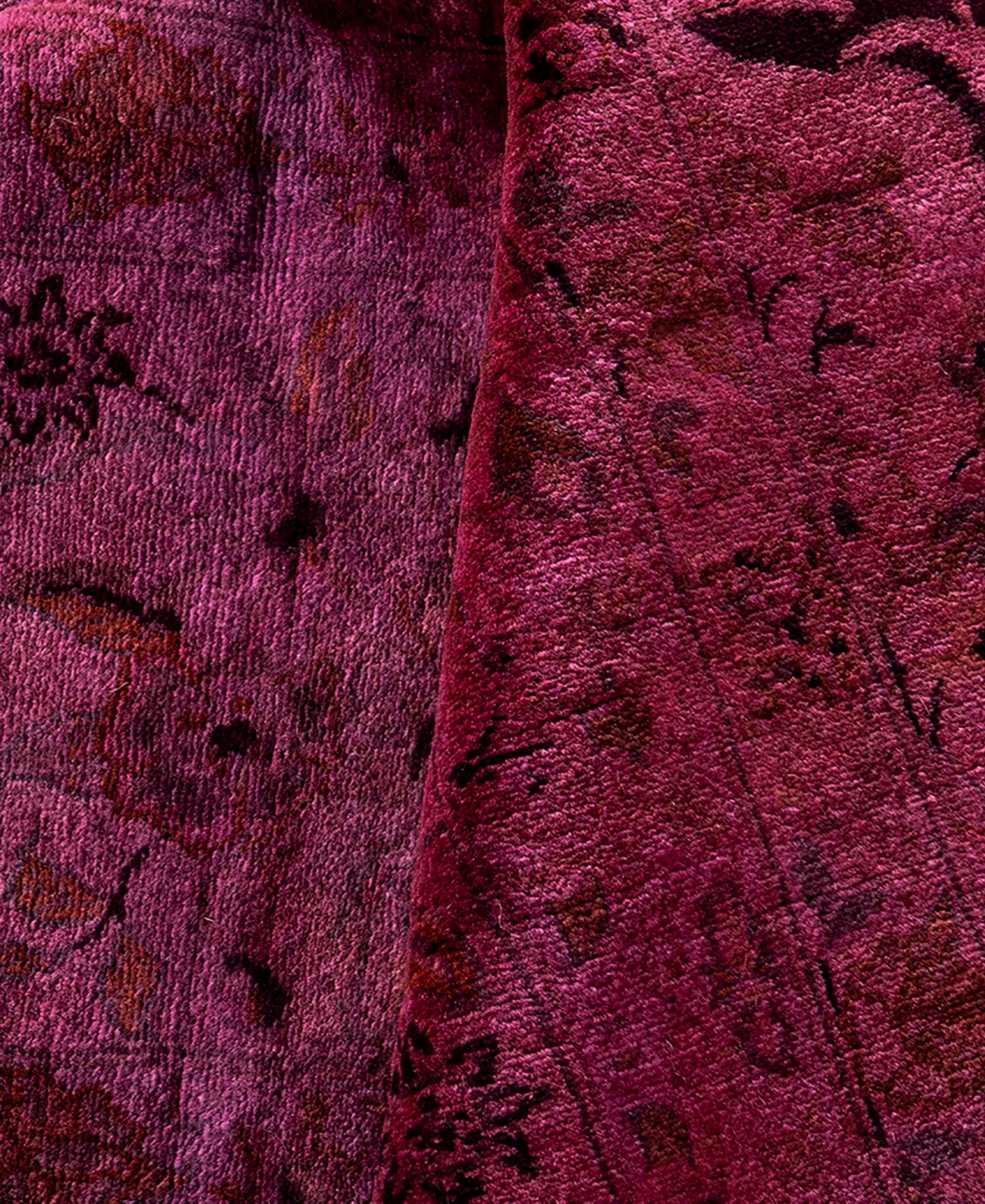 Adorn Hand Woven Rugs Fine Vibrance M1123 8'2"x10'2" Area Rug In Pink