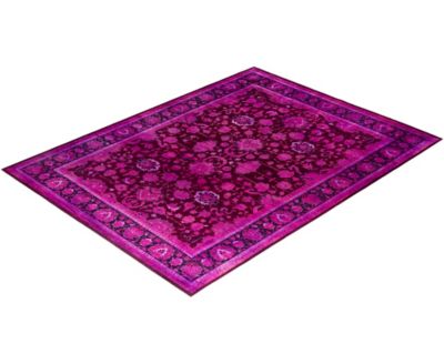 Adorn Hand Woven Rugs Fine Vibrance M1369 Rug Collection In Pink
