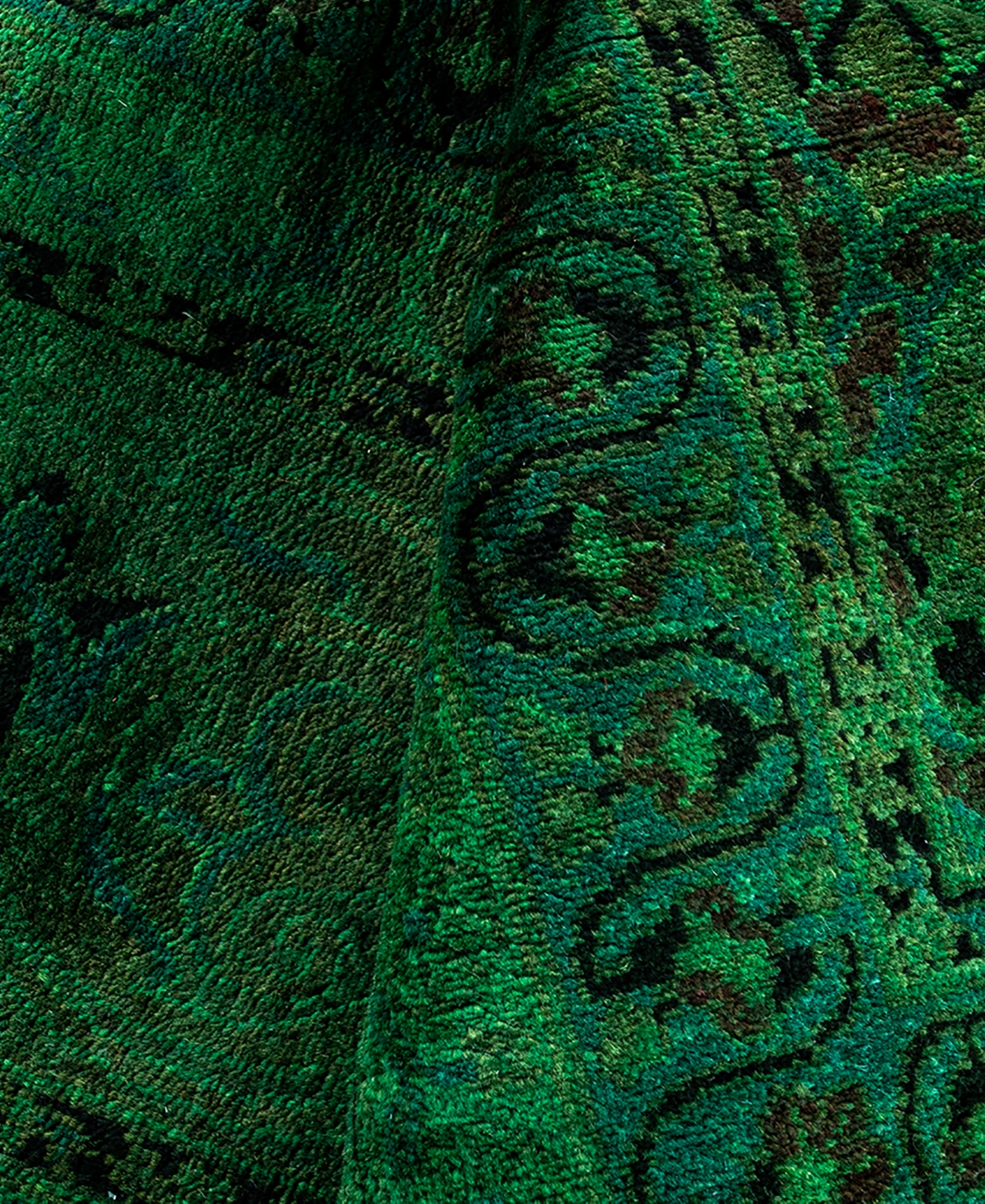 Adorn Hand Woven Rugs Fine Vibrance M1496 8'2"x10'3" Area Rug In Green
