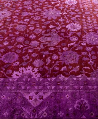Adorn Hand Woven Rugs Fine Vibrance M1432 Rug Collection In Red