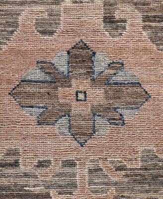 Adorn Hand Woven Rugs Colorful Oushak M0103 34 Rug Collection In Brown