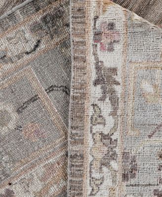 Adorn Hand Woven Rugs Colorful Oushak M0103 42 Rug Collection In Brown