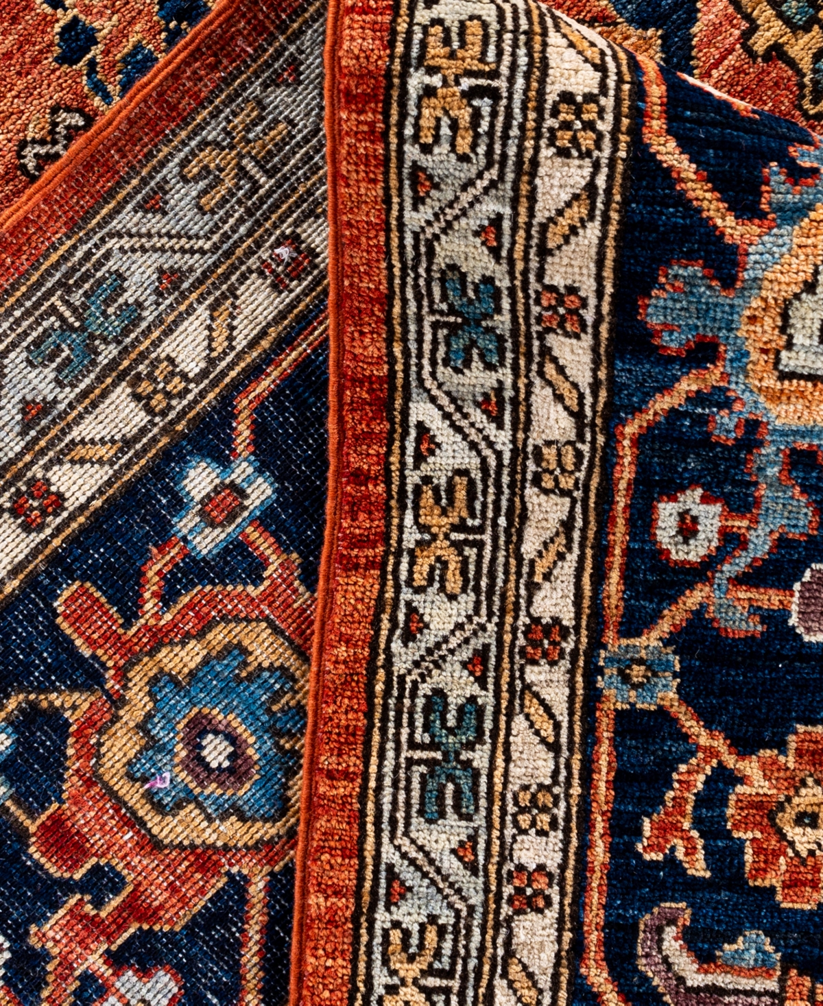 Adorn Hand Woven Rugs Serapi M0103-66 10'1"x13'9" Area Rug In Orange