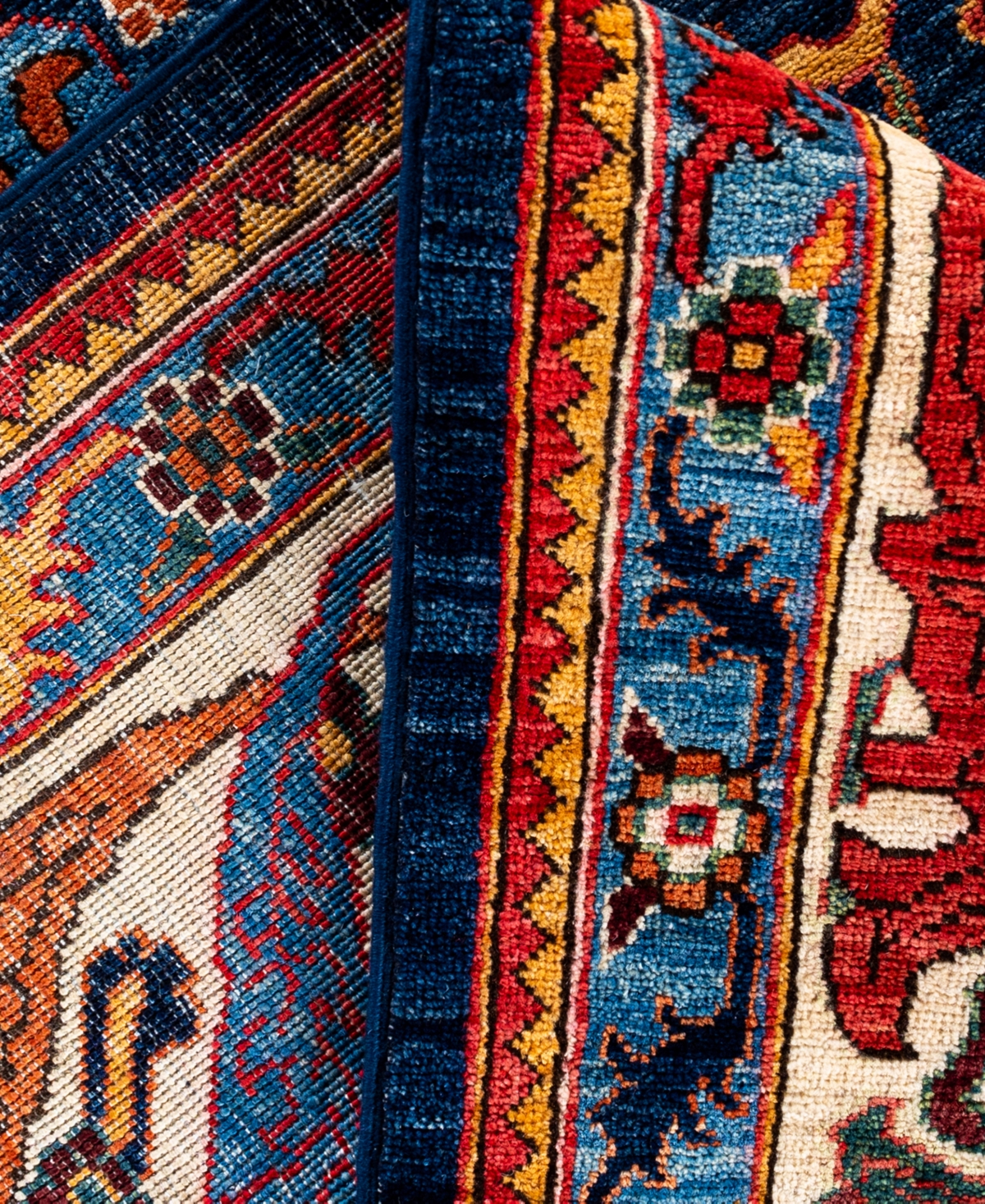 Adorn Hand Woven Rugs Serapi M0103-71 10'x13'10" Area Rug In Blue
