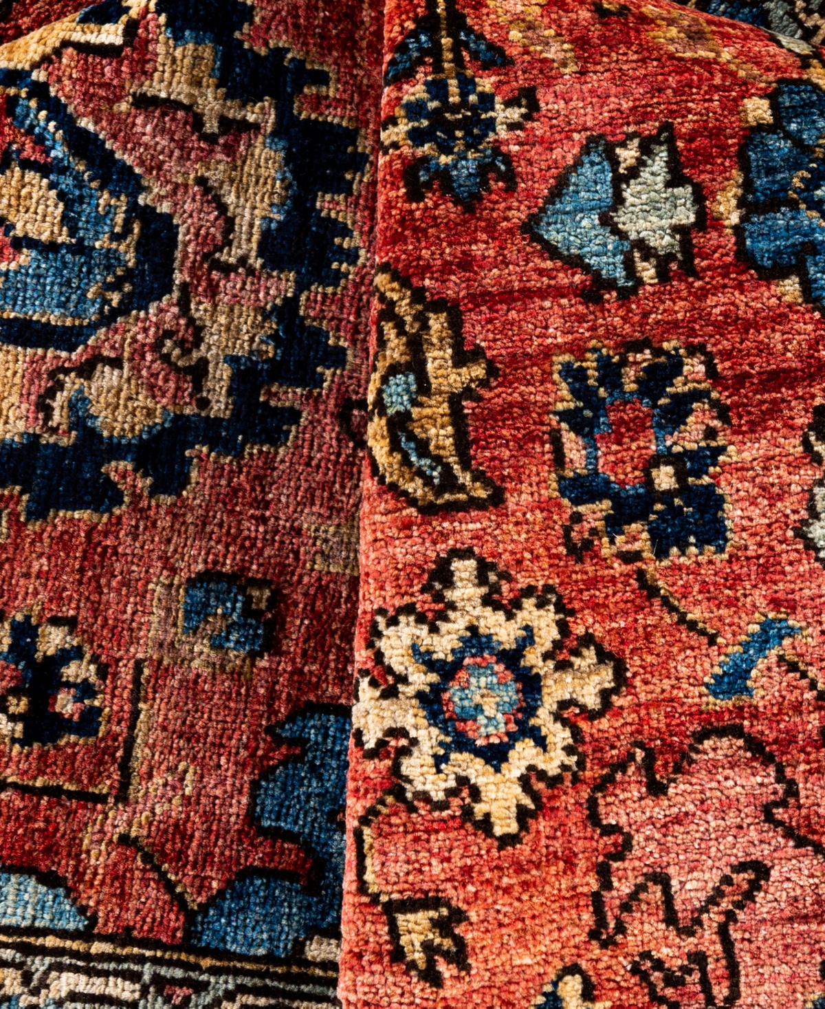 Adorn Hand Woven Rugs Serapi M0103-91 9'x11'10" Area Rug In Red