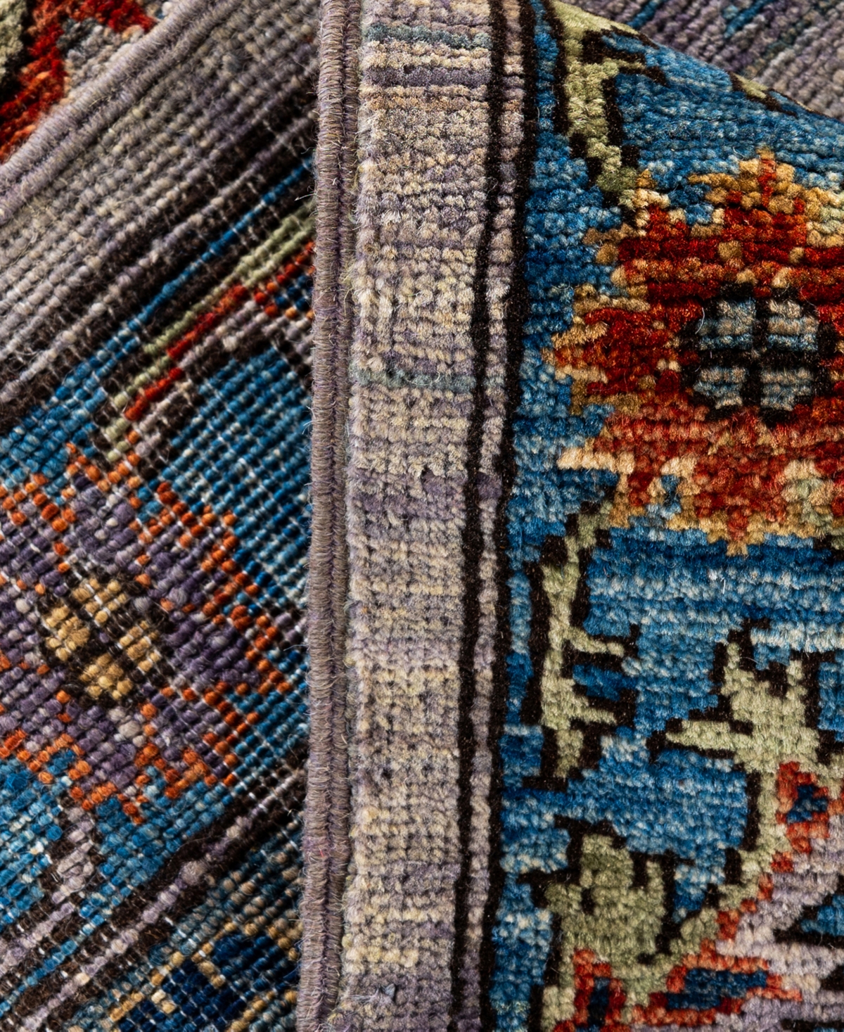 Adorn Hand Woven Rugs Serapi M0103-108 9'1"x11'9" Area Rug In Purple