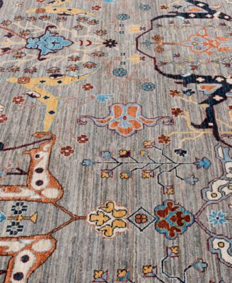 Adorn Hand Woven Rugs Serapi M0103 130 Rug Collection In Brown