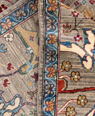 Adorn Hand Woven Rugs Serapi M0103 148 Rug Collection In Brown