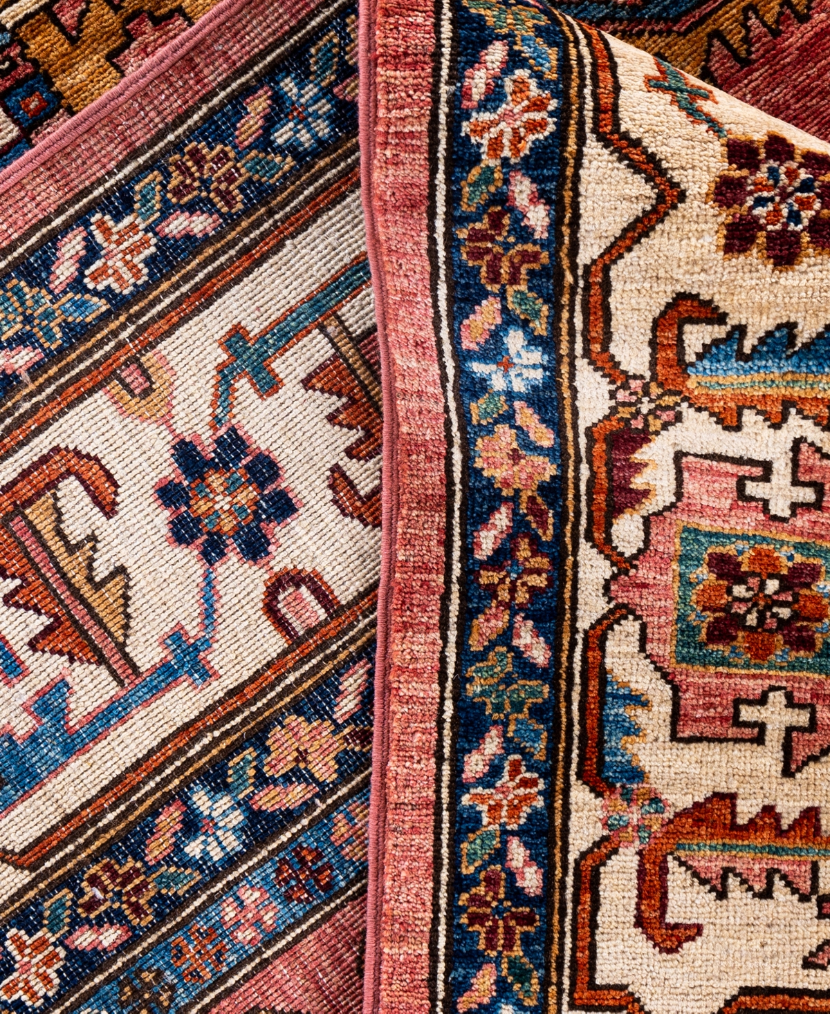 Adorn Hand Woven Rugs Serapi M0103-168 9'1"x11'10" Area Rug In Pink