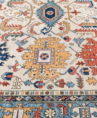 Adorn Hand Woven Rugs Serapi M0103 175 Rug Collection In White