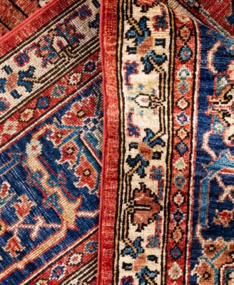 Adorn Hand Woven Rugs Serapi M0103 188 Rug Collection In Red