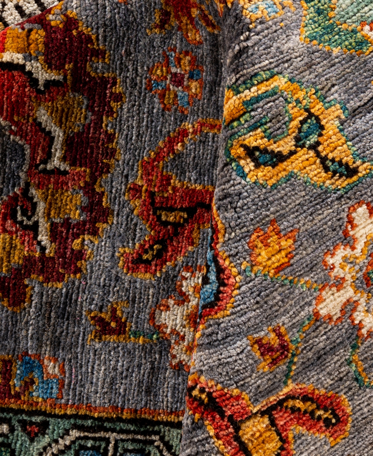 Adorn Hand Woven Rugs Serapi M0103-198 8'2"x10'3" Area Rug In Gray