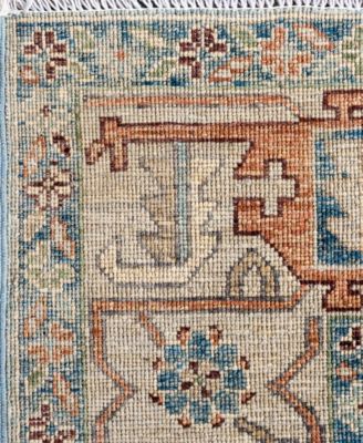 Adorn Hand Woven Rugs Serapi M0103 200 Rug Collection In Green