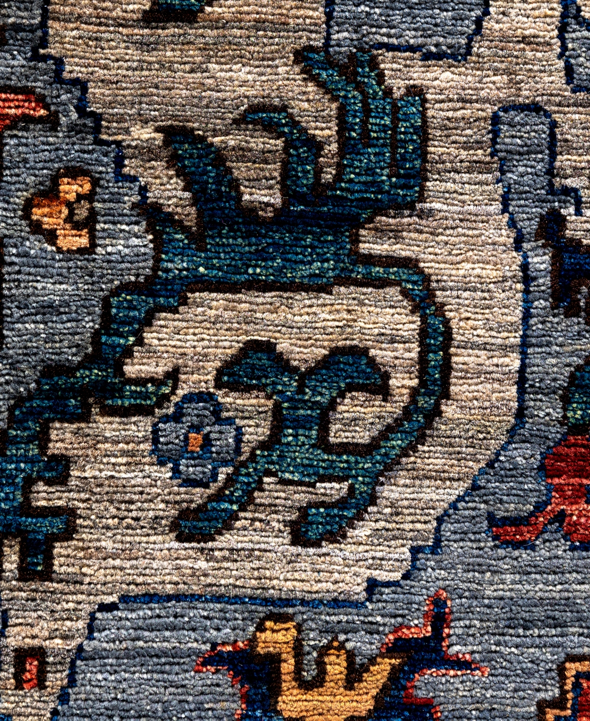 Adorn Hand Woven Rugs Serapi M0103-202 8'2"x9'10" Area Rug In Gray
