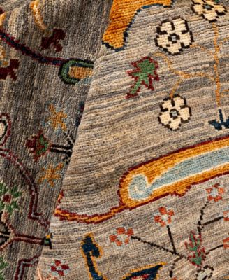 Adorn Hand Woven Rugs Serapi M0103 208 Rug Collection In Brown