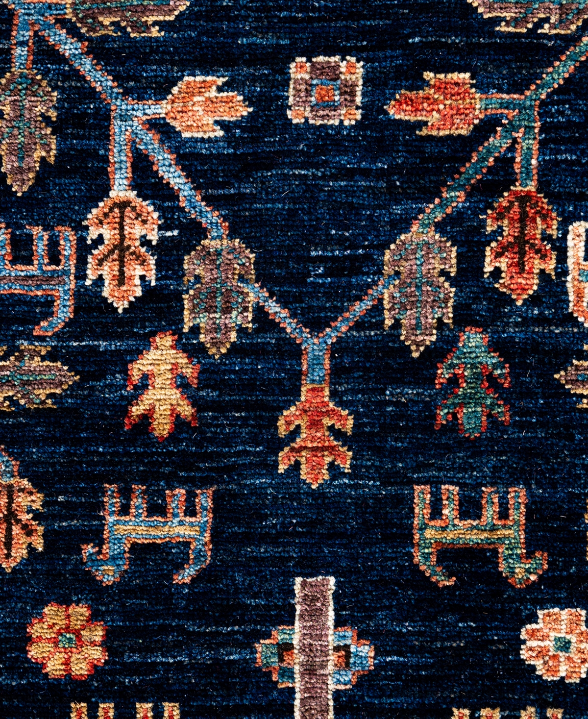 Adorn Hand Woven Rugs Serapi M0103-217 8'3"x9'10" Area Rug In Blue