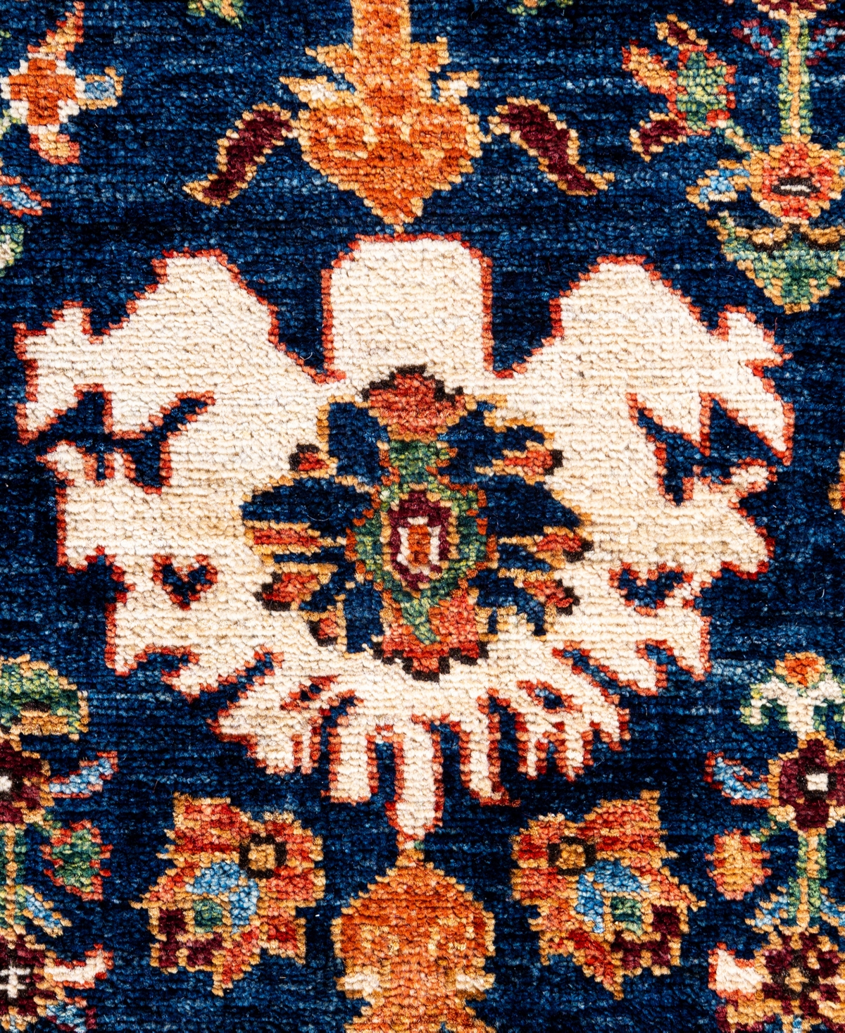 Adorn Hand Woven Rugs Serapi M0103-227 8'1"x10'1" Area Rug In Blue