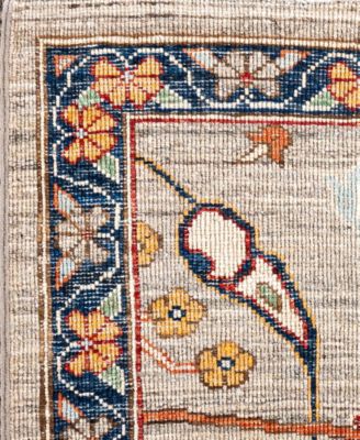 Adorn Hand Woven Rugs Serapi M0103 230 Rug Collection In Brown