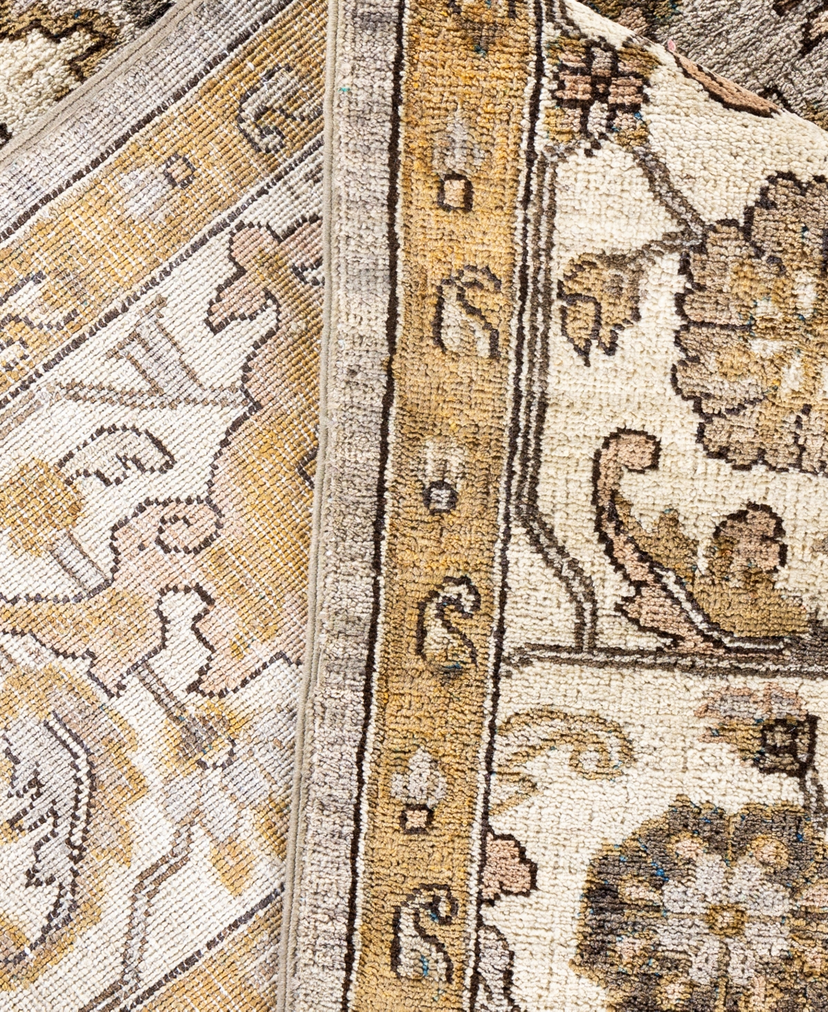 Adorn Hand Woven Rugs Serapi M0103-252 7'10"x9'9" Area Rug In Gray