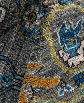 Adorn Hand Woven Rugs Serapi M0103 262 Rug Collection In Green