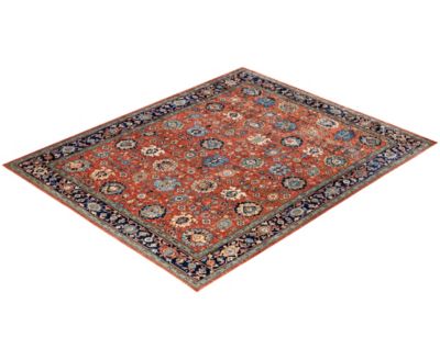 Adorn Hand Woven Rugs Serapi M0103 265 Rug Collection In Orange