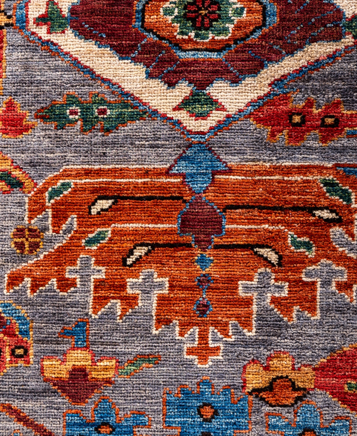 Adorn Hand Woven Rugs Serapi M0103-289 8'2"x9'9" Area Rug In Gray