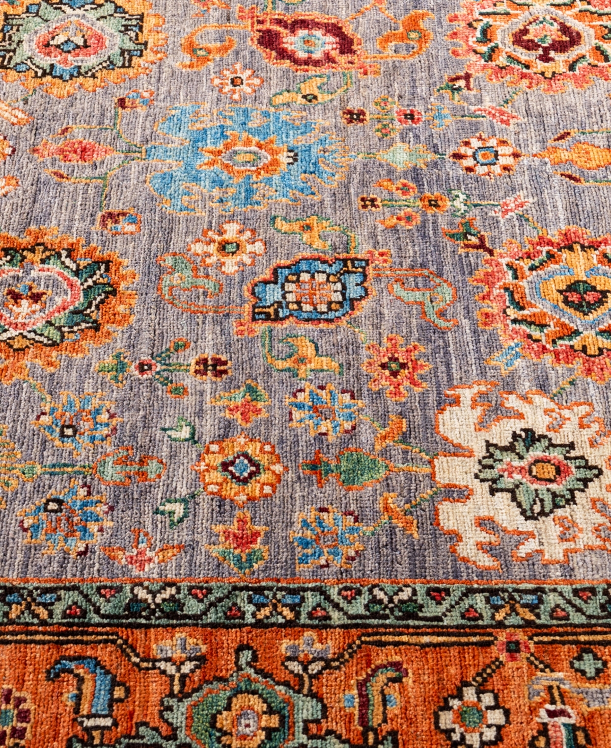 Adorn Hand Woven Rugs Serapi M0103-299 4'3"x5'10" Area Rug In Gray