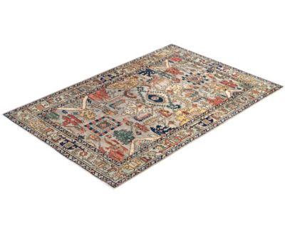 Adorn Hand Woven Rugs Serapi M0103 315 Rug Collection In Gray