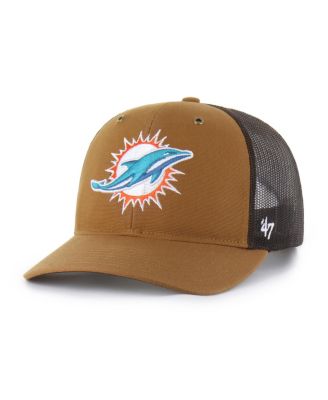 '47 Brand - Men's x '47 Brown Miami Dolphins Trucker Adjustable Hat