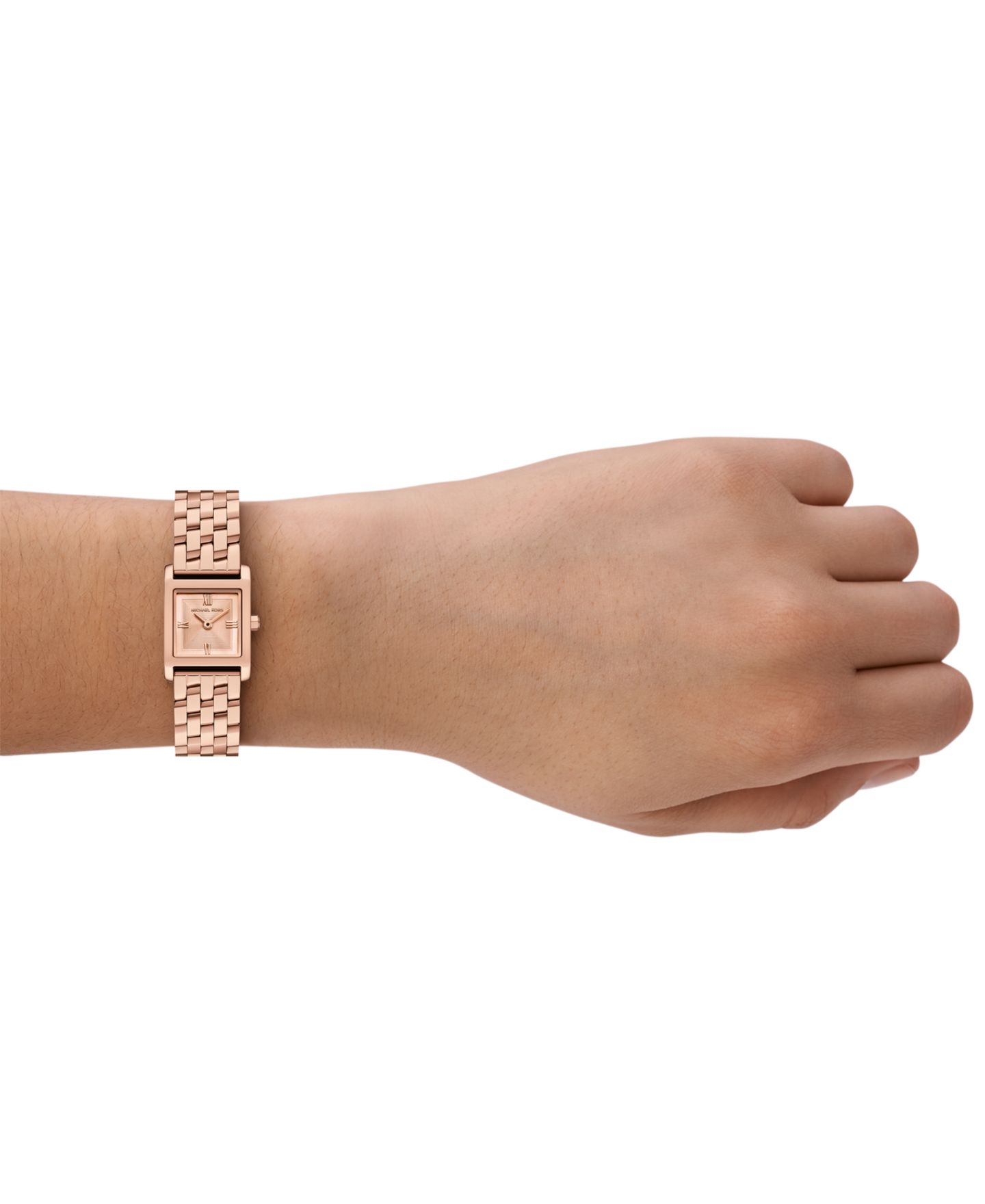 Женские часы Michael Kors Georgie Two-Hand Rose Gold-Tone Stainless Steel, 20mm — фото 3