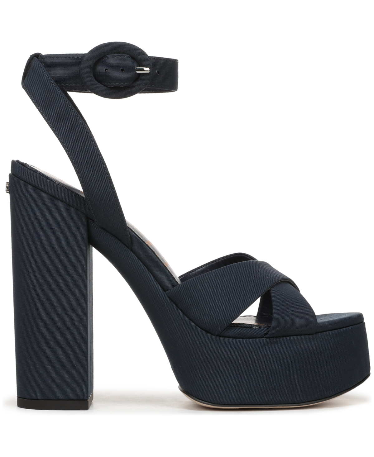 Sam Edelman Savannah Ankle Strap Platform Sandal In Blue