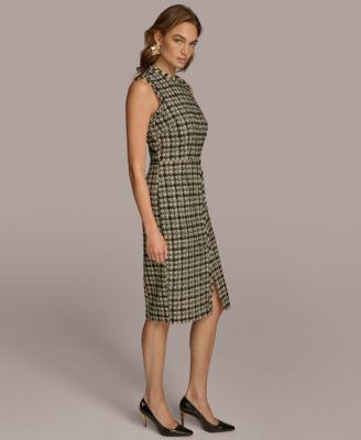 Women's Tweed Sleeveless Dress