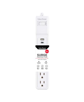 P504UC 5-Outlet Surge Protector with USB-A and USB-C Port