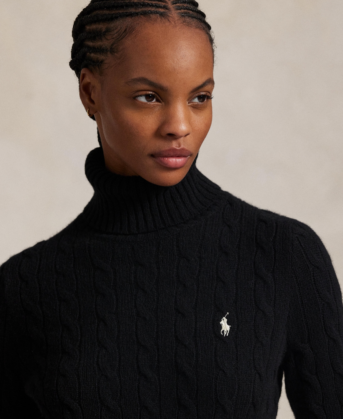 Polo Ralph Lauren Women's Turtle Neck Sweater In Black