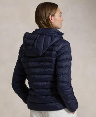 Women's Water-Resistant Packable Hooded Jacket