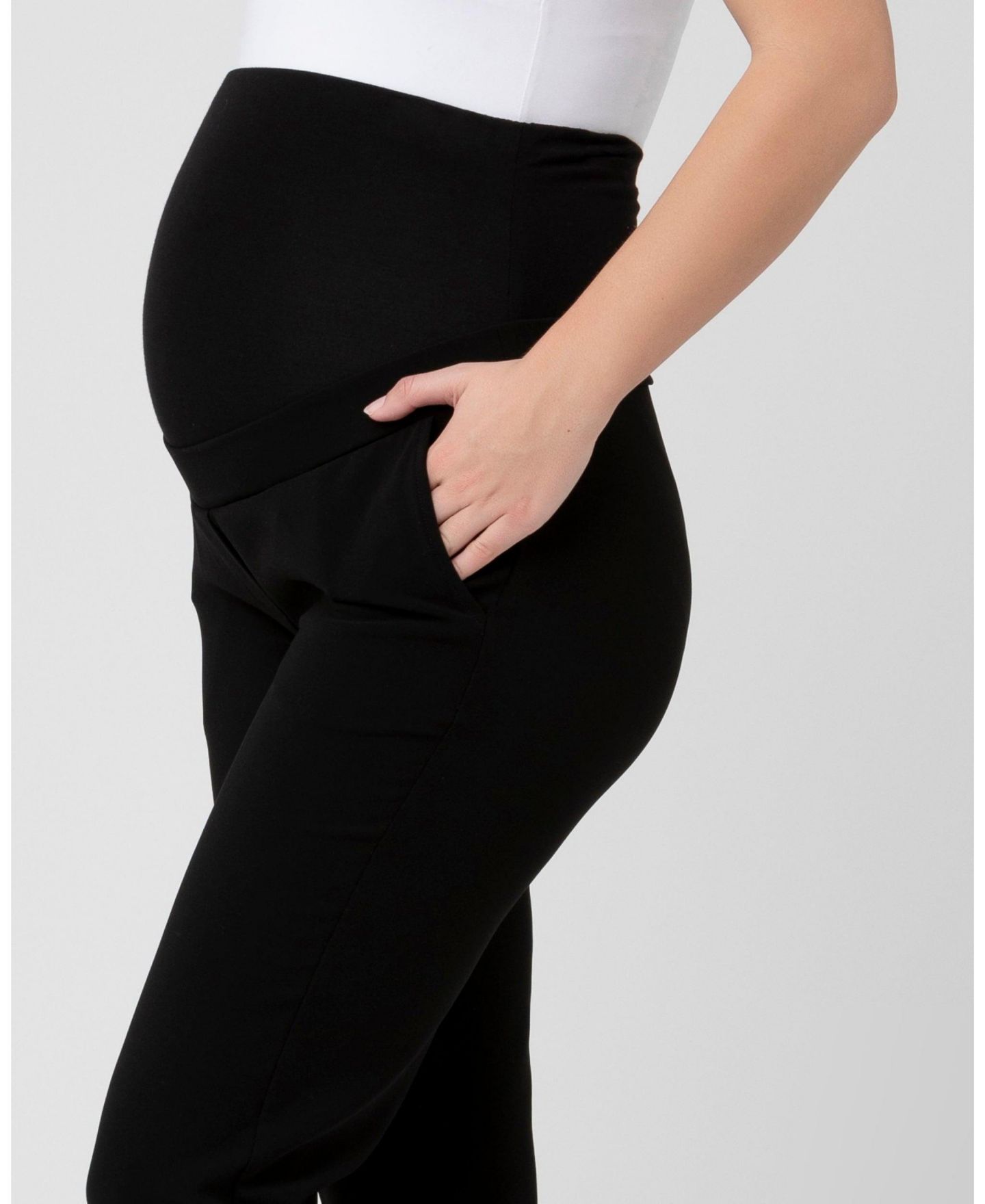 Женские брюки Ripe Maternity Maternity Ripe Alexa Classic Crop Pant, цвет: Чёрный — фото 6