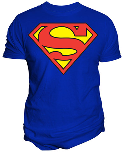 Men's DC Comics Original Superman Shield Logo Graphic-Print T-Shirt from Changes