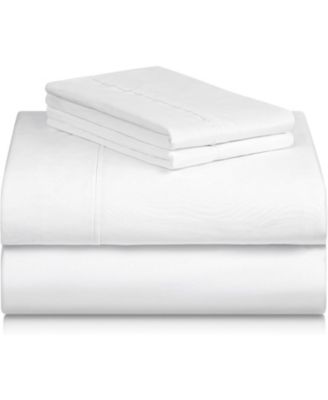 Microfiber Silky Soft Cooling 4-PC Deep Pocket Sheet Set, Queen