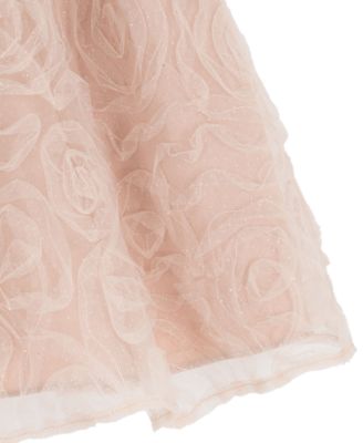 Toddler and Little Girls' Glitter Soutache Social Dress