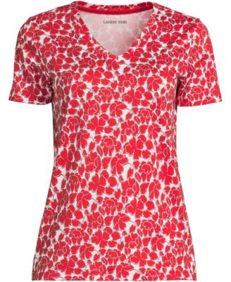 Women's Relaxed Supima Cotton V-Neck T-Shirt