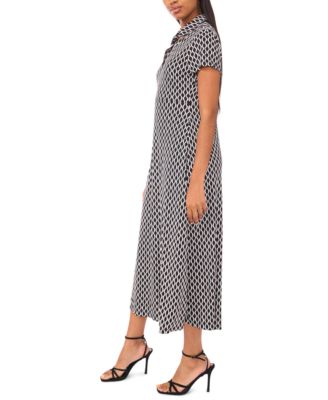 Petite Short Sleeve Midi Dress