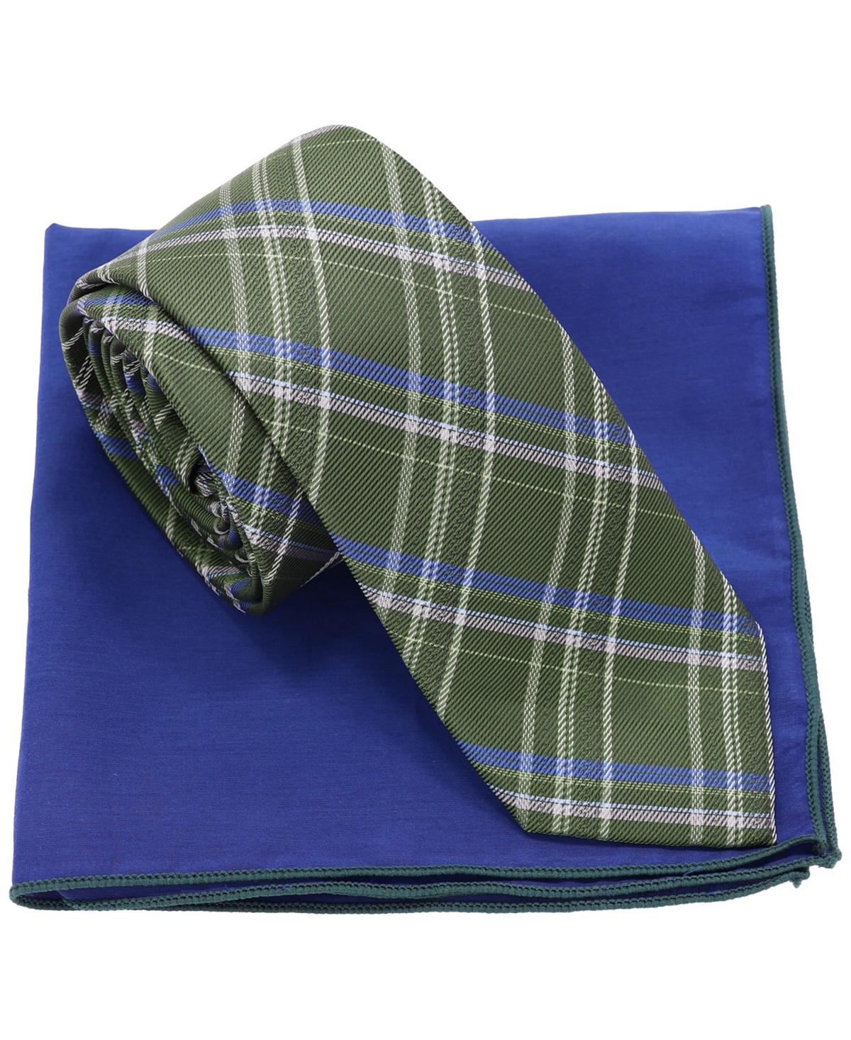 Ben Sherman Men'sâ 2-piece Plaid Tie And Solid Pocket Square Half Box Set In Multi