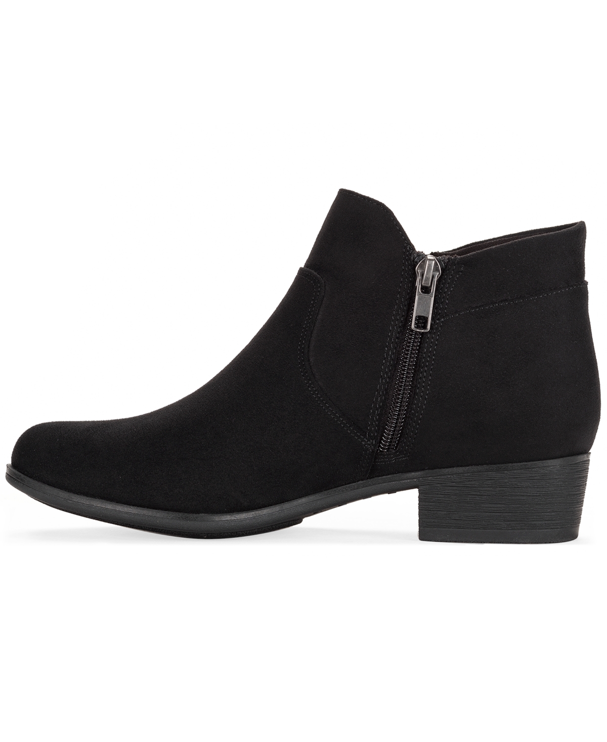 Style & Co Women's Ameliaa Block Heel Booties, Macy's Exclusive In Black