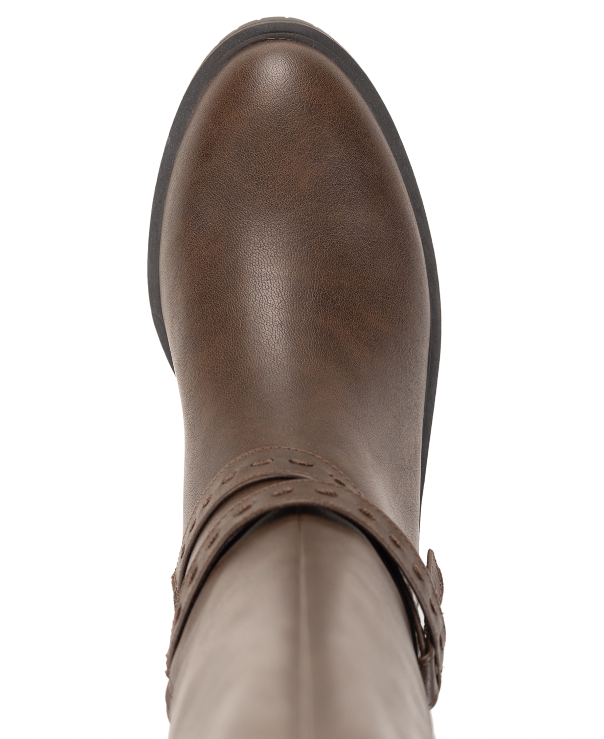 Style & Co Women's Verityy Block Heel Boots, Macy's Exclusive In Brown
