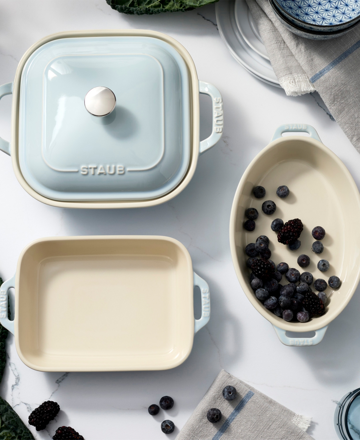 Staub Ceramics 4-piece Mixed Baking Dish Set In Multi
