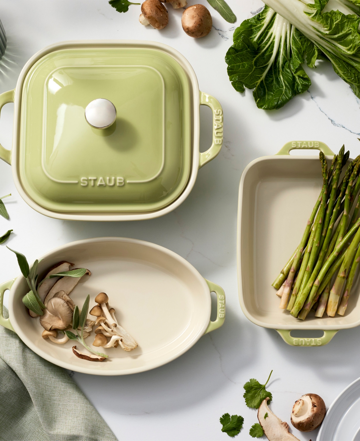 Staub Ceramics 4-piece Mixed Baking Dish Set In Multi