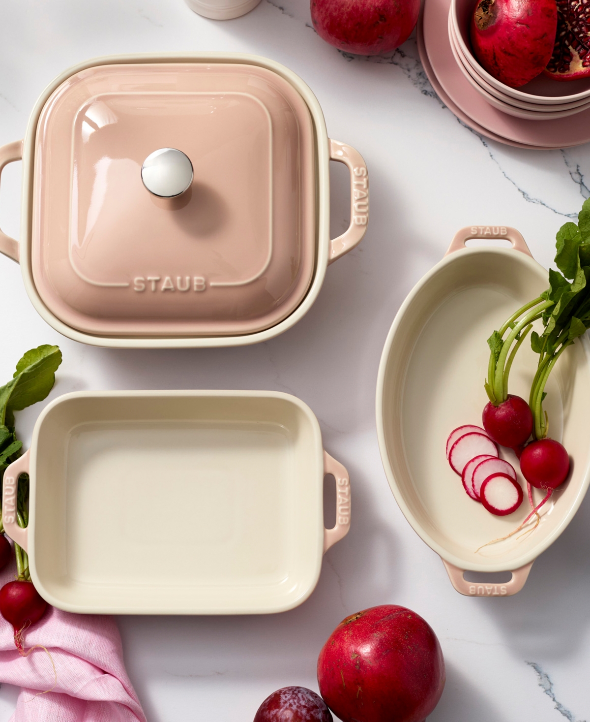 Staub Ceramics 4-piece Mixed Baking Dish Set In Multi