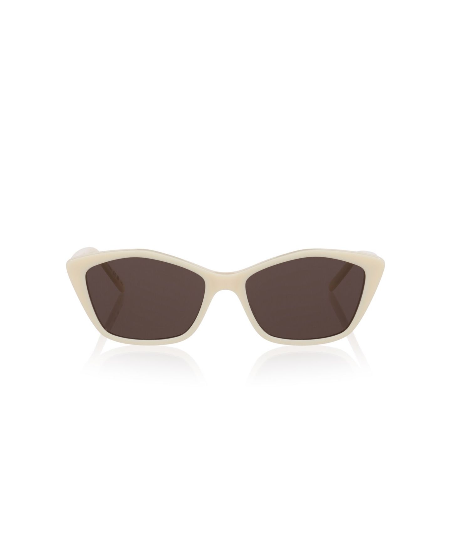 Женские солнцезащитные очки Saint Laurent Large Sunglasses, SL 775 YS000669, цвет: Слоновая кость — фото 4
