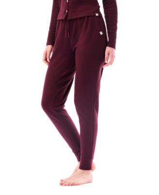 Women's Mid Rise Pointelle Jogger Pajama Pants